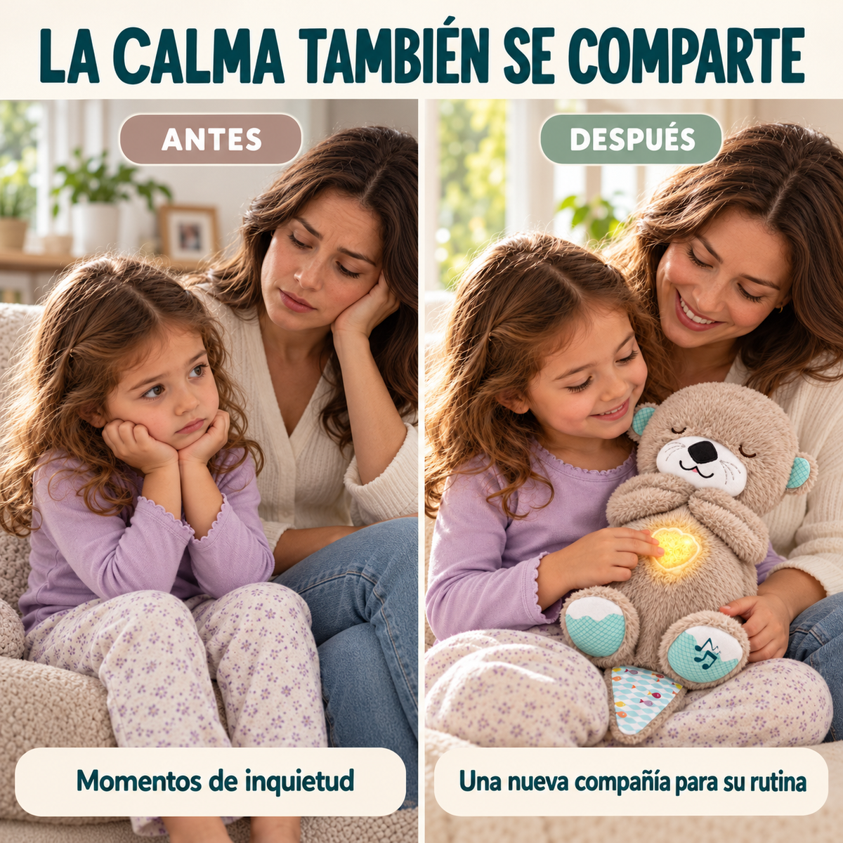 A la hora de dormir, cuesta calmarse